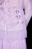 Eve Dazzling Embroidery Qipao Cheongsam Two Piece