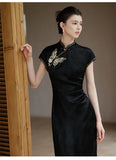 Alison Graceful Embroidery Qipao Cheongsam
