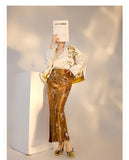 Estella Dazzling Qipao Cheongsam Skirt