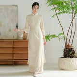Margot 2-Piece Jinxing Pattern Cheongsam Dress