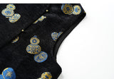 Xandra Black Jacquard Cheongsam Vest