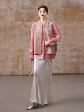 Tulip Lotus Pink Embroidered Cheongsam Vest