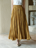 Chord Tea Brown Jacquard Cheongsam Skirt