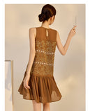 Demi Blooming Embroidery Qipao Cheongsam