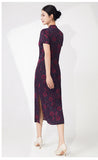 Pleated Lydia Bloom Ready Qipao Cheongsam