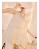 Destiny Amazing Embroidery Qipao Cheongsam Vest Top