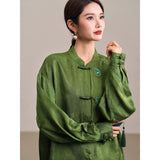 Glow Off White Jacquard Cheongsam Top
