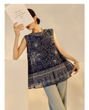 Silk Dahlia Amazing Qipao Cheongsam Vest Top