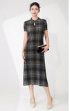 Pleated Josephine Exquisite Qipao Cheongsam