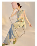 Silk Gabriela Dazzling Embroidery Qipao Cheongsam