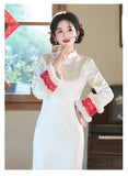 Zelda Lace Blossom Qipao Cheongsam Two Piece