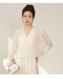 Jovie Perfect Embroidery Qipao Cheongsam Two Piece