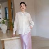 Svetlana Crabapple Purple Jacquard Cheongsam Vest