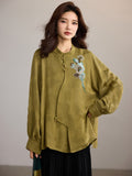 Summit Off-White Jacquard Cheongsam Top