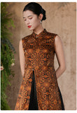 Premium Silk Armani Delicate Qipao Cheongsam