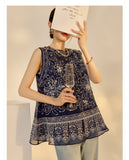 Silk Dahlia Amazing Qipao Cheongsam Vest Top