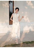 Ruth Romance Embroidery Qipao Cheongsam