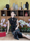 Olga Velvet Radiance Qipao Cheongsam