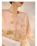 Zoe Blossom Charm Embroidery Qipao Cheongsam Two Piece