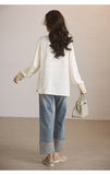Zena Apricot Jacquard Cheongsam Top