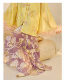 Lia Exquisite Embroidery Qipao Cheongsam Two Piece