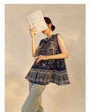 Silk Dahlia Amazing Qipao Cheongsam Vest Top