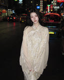 Acme Tailored Velvet Qipao Jacket Cheongsam Sequin Lace Two-Piece Set