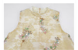 Delphine 2-Piece Embroidered Vest Cheongsam Set