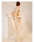 Makayla Dazzling Embroidery Qipao Cheongsam Three Piece