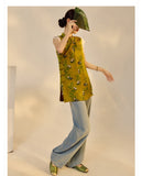 Brynn Charming Qipao Cheongsam Vest Top