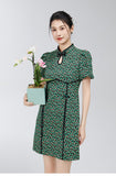 Lina Velvet Blossom Qipao Cheongsam