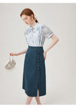 Luisa Sparks Embroidery Qipao Cheongsam Top