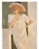 Samara Amazing Embroidery Qipao Cheongsam Two Piece