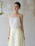Veronica White Jacquard Cheongsam Top