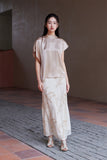 Amiyah Fascinating Embroidery Qipao Cheongsam Skirt