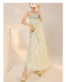 Irma Velvet Glow Embroidery Qipao Cheongsam Two Piece