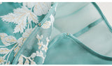 Marley Elegant Embroidery Qipao Cheongsam Two Piece