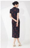 Pleated Lydia Bloom Ready Qipao Cheongsam