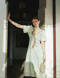 Melani Party Embroidery Qipao Cheongsam