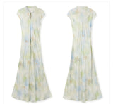 Anemone Glamorous Embroidery Qipao Cheongsam