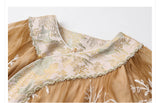 Amina Charming Embroidery Qipao Cheongsam Two Piece