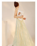 Irma Velvet Glow Embroidery Qipao Cheongsam Two Piece