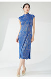 Pleated Cora Elegant Qipao Cheongsam