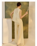 Celosia Good-Looking Embroidery Qipao Cheongsam Two Piece