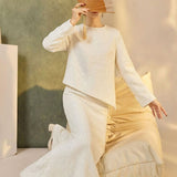 Sara 2-Piece Beaded Knitted Cheongsam Set