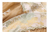 Amina Charming Embroidery Qipao Cheongsam Two Piece