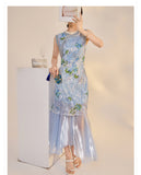 Madilyn Dazzling Embroidery Qipao Cheongsam