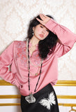 Paisleigh Delightful Embroidery Qipao Cheongsam Top