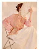 Palmer Appealing Embroidery Qipao Cheongsam Vest Top