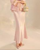 Nina 2-Piece Pink Embroidered Cheongsam Set